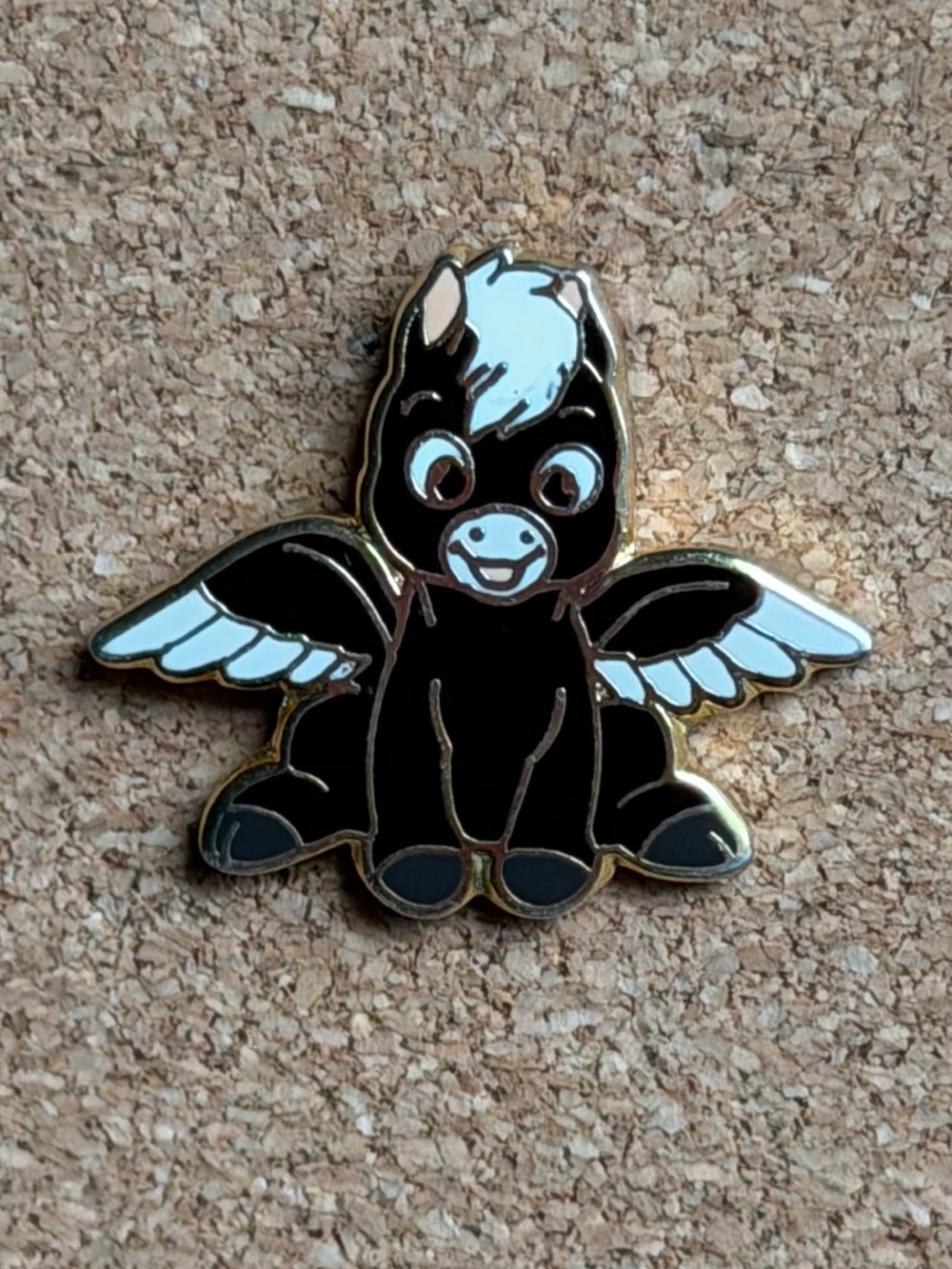 Vintage Disney Fantasia Peter Black Baby Pegasus Ice Cream Map Pin LE 2500